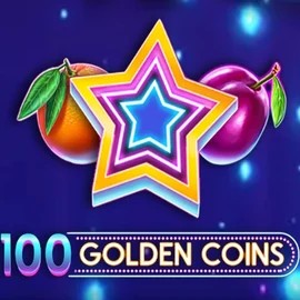 Official Slots logo: 100 Golden Coins by Amusnet Interactive at Fish Casino