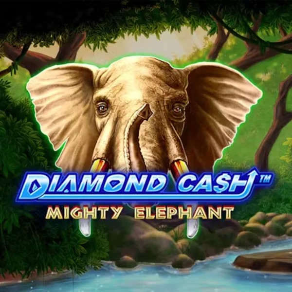 Diamond Cash Mighty Elephant slot logo by Greentube at Fish Casino