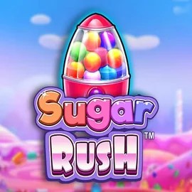 Sugar Rush online game logo by Pragmatic Play on fishcasino.cz